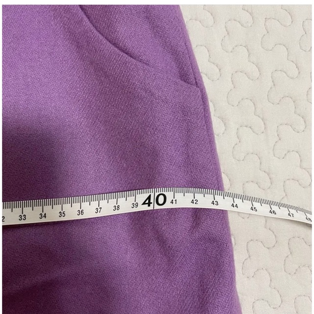 MEW'S REFINED CLOTHES(ミューズリファインドクローズ)のミューズリファインドクローズ パープル スカート Ｍサイズ レディースのスカート(ひざ丈スカート)の商品写真