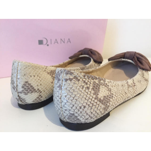 DIANA(ダイアナ)の(送料込み)ダイアナ ハラコ リボン フラットシューズ レディースの靴/シューズ(バレエシューズ)の商品写真