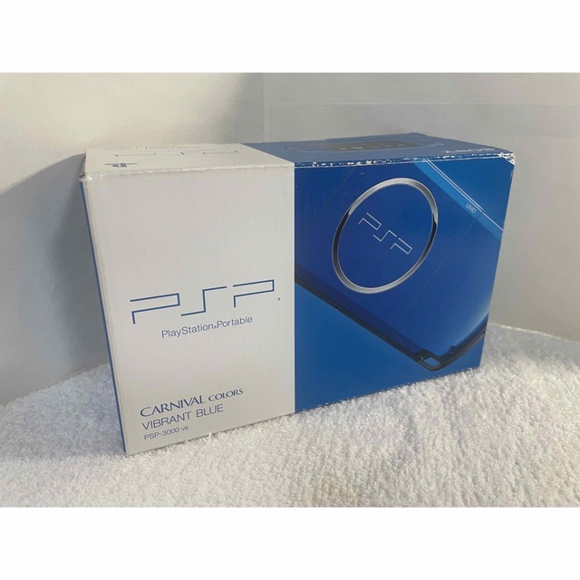 PlayStation Portable(プレイステーションポータブル)の☆良品☆ PSP-3000  バイブラントブルー エンタメ/ホビーのゲームソフト/ゲーム機本体(携帯用ゲーム機本体)の商品写真