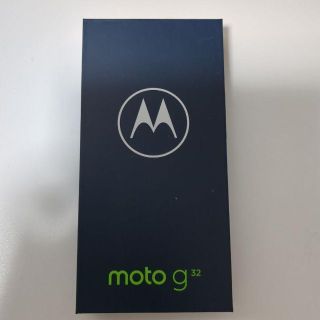 モトローラ(Motorola)のmotog 32 サテンシルバー　新品未使用(スマートフォン本体)