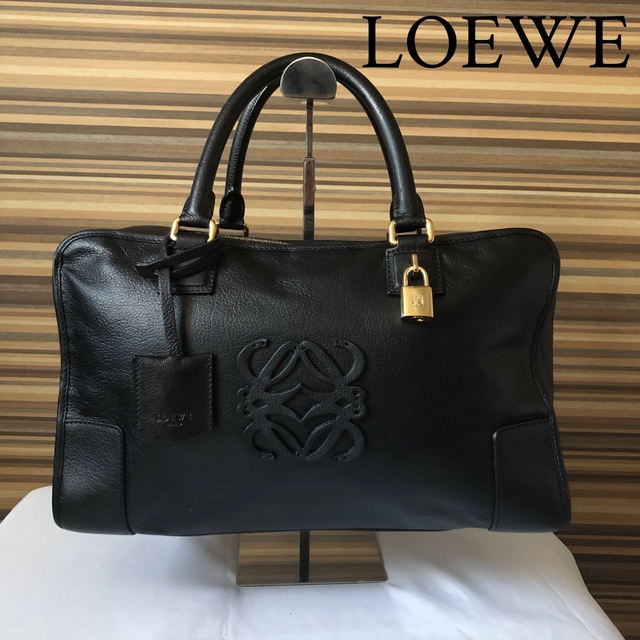 LOEWE ロエベ ハンドバッグ アマソナ36 黒 ブラック