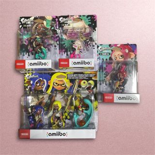 amiibo イイダ ヒメ タコガール オクトリング コジャケ インクリング(ゲームキャラクター)