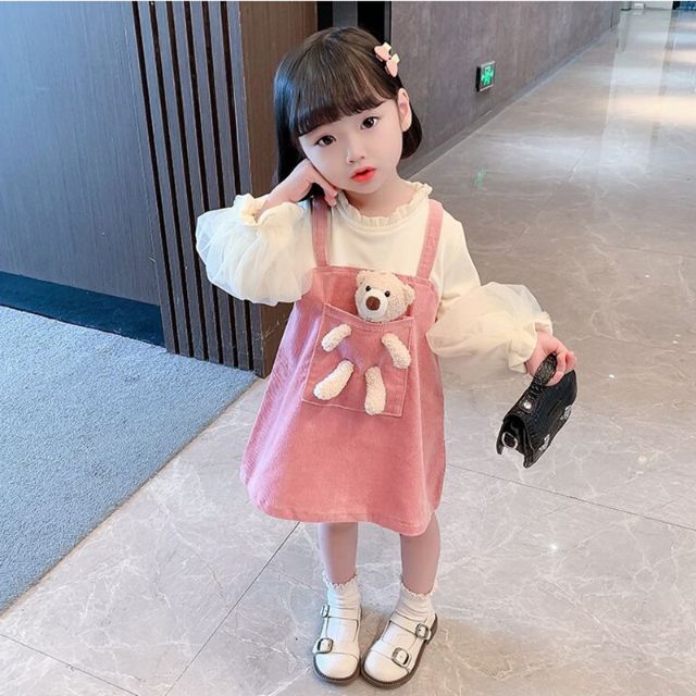 子供 ワンピース 春秋冬 120 キッズ/ベビー/マタニティのキッズ服女の子用(90cm~)(ワンピース)の商品写真