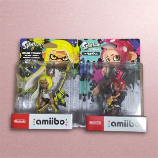 amiibo アミーボ スプラトゥーン インクリング/イエロー タコガール 2体(ゲームキャラクター)