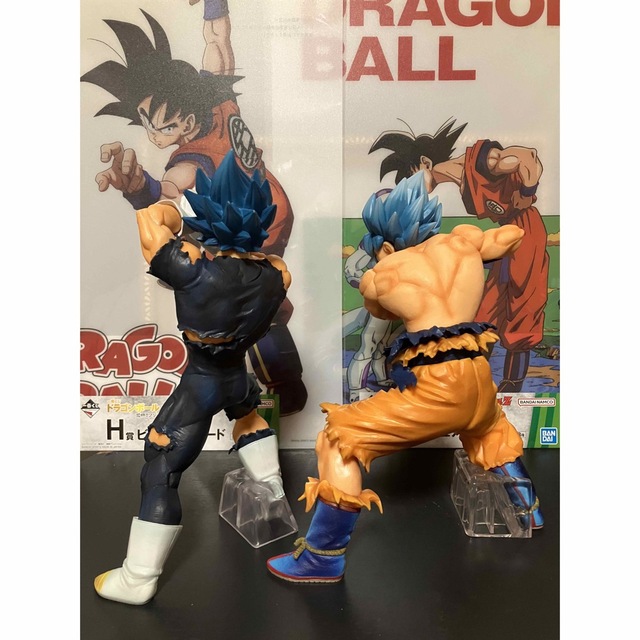 人気の ドラゴンボール超 超サイヤ人ゴッド 孫悟空 ブルー ＆ ベジータ アニメ+ゲーム