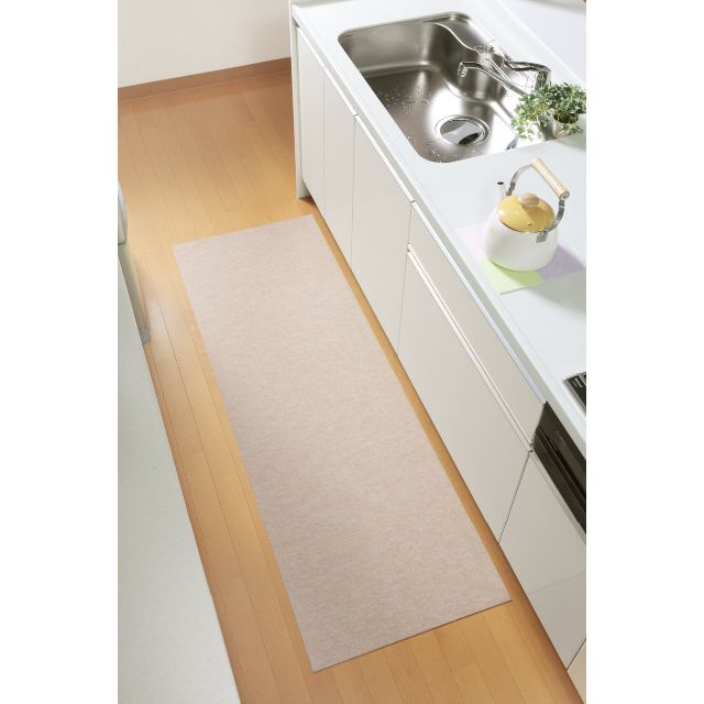 あなたにおすすめの商品 サンコー キッチンマット ずれない 台所マット ロング 45×250cm グレー おくだけ吸着 KR-50 