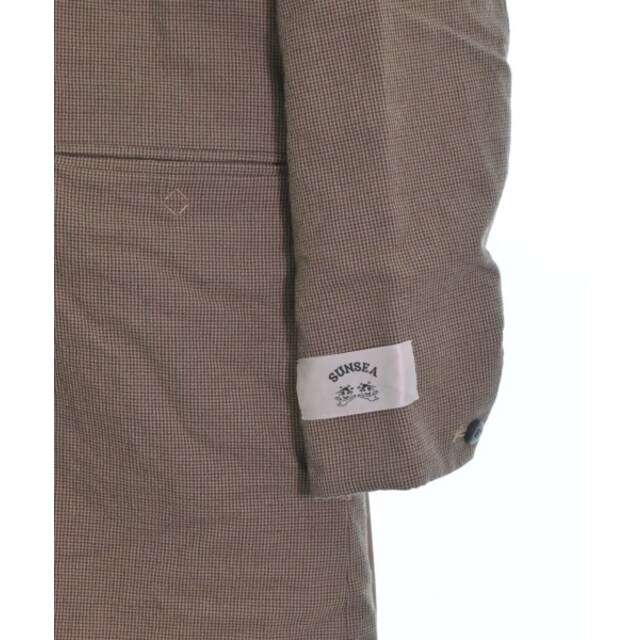 SUNSEA(サンシー)のSUNSEA サンシー コート 2(M位) ベージュ系(チェック) 【古着】【中古】 メンズのジャケット/アウター(その他)の商品写真