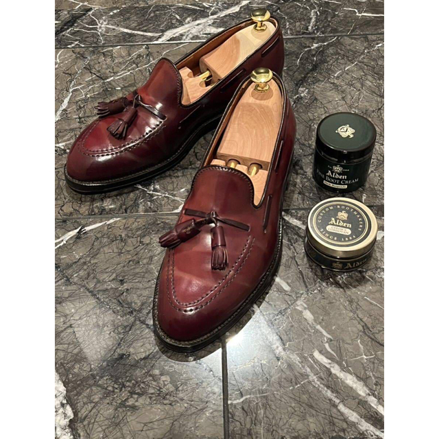 Alden 563 タッセルローファー バーガンディー 8.5D オールデン