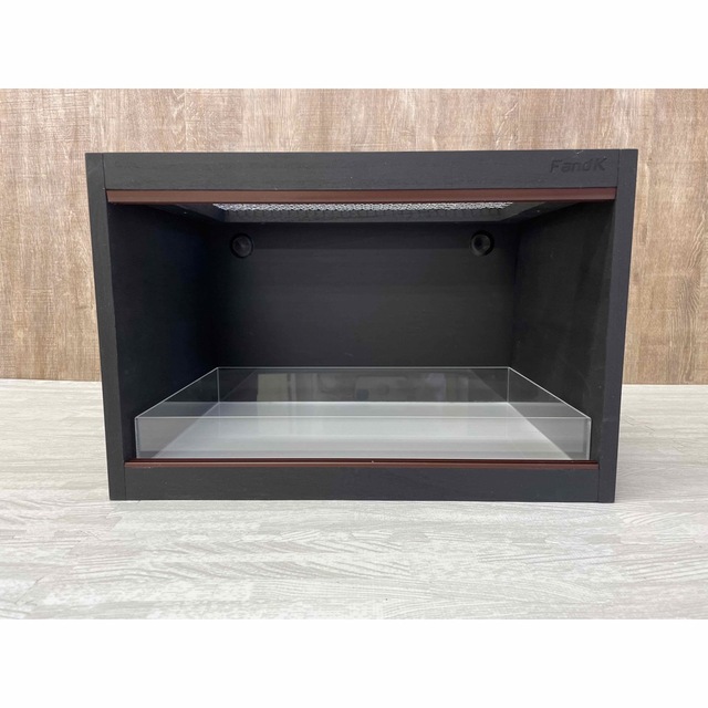 FandK爬虫類木製ケージ 小型ケージ 450×300×300 ブラック塗装 FandK爬虫類木製ケージ 小型ケージ 450×300×300 ブラック塗装