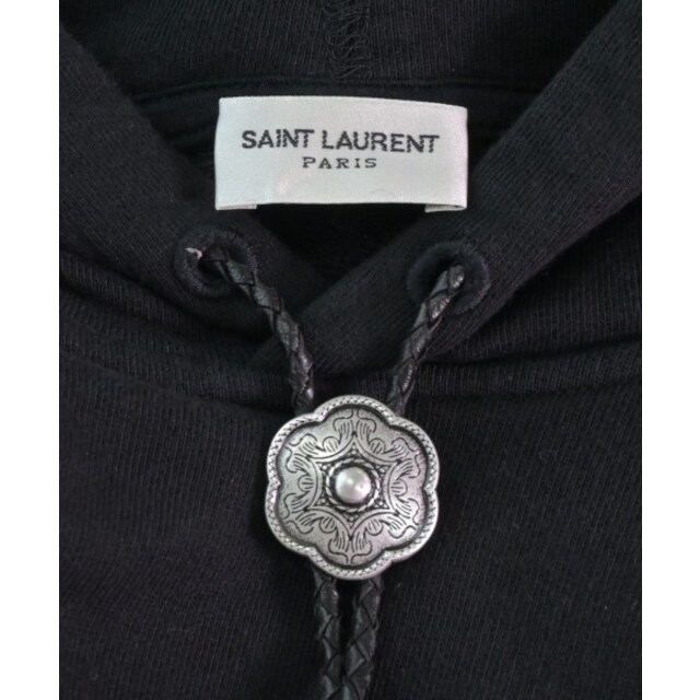 Saint Laurent Paris サンローラン　パリ パーカー S 黒