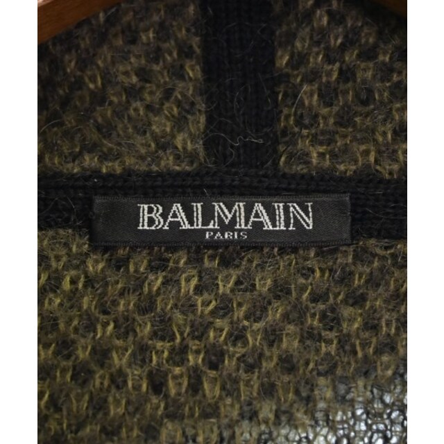 BALMAIN - BALMAIN バルマン ニット・セーター M カーキ系(迷彩