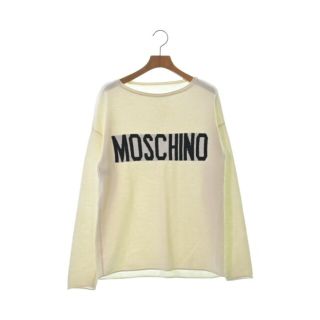 モスキーノ(MOSCHINO)のMOSCHINO モスキーノ ニット・セーター 6(M位) 白 【古着】【中古】(ニット/セーター)