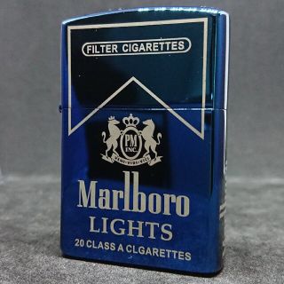 ZORRO マルボロ Marlboro ブルー Zippoサイズ(タバコグッズ)