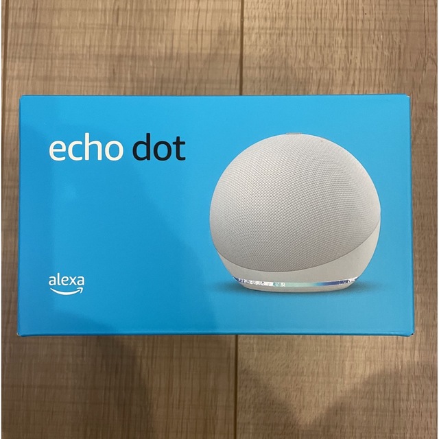 ECHO(エコー)の【新品・未開封】Echo Dot エコードット 第4世代 スマートスピーカー 白 スマホ/家電/カメラのオーディオ機器(スピーカー)の商品写真