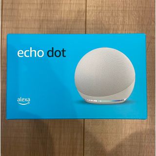 エコー(ECHO)の【新品・未開封】Echo Dot エコードット 第4世代 スマートスピーカー 白(スピーカー)