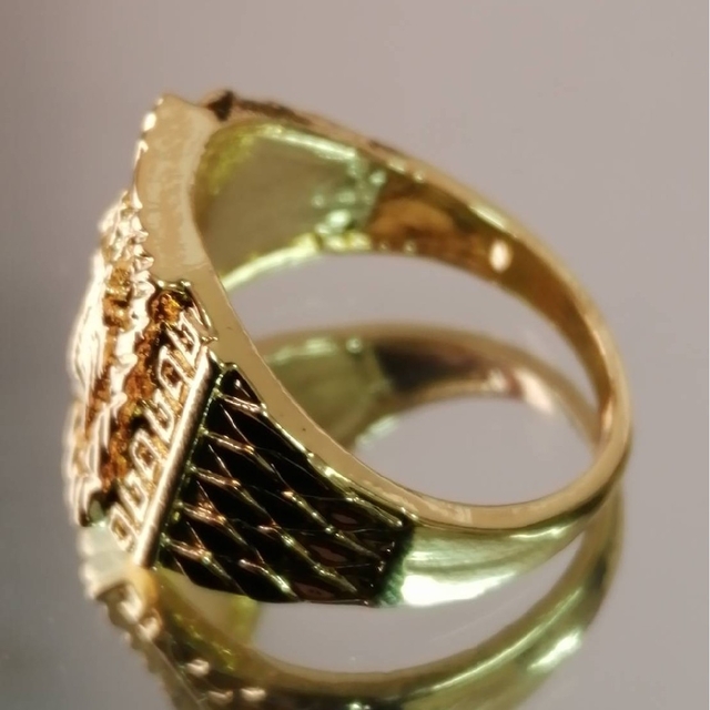 【SALE】リング メンズ アクセサリー ゴールド イーグル トリ 指輪 20号 レディースのアクセサリー(リング(指輪))の商品写真