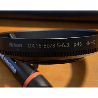 ニコン(Nikon)のNikon ねじ込みフード HN-40と46mmフィルターセット(フィルター)