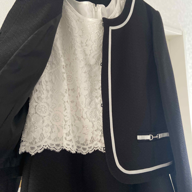 卒業式 フォーマル ブラック ワンピース レディースのフォーマル/ドレス(スーツ)の商品写真