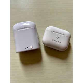 アップル(Apple)のAirPods風 中華ブランドBluetoothイヤフォン2セット (ヘッドフォン/イヤフォン)