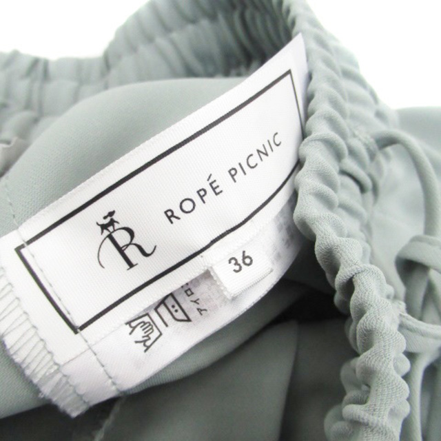 Rope' Picnic(ロペピクニック)のロペピクニック テーパードパンツ アンクル丈 イージー 36 ミントグリーン レディースのパンツ(その他)の商品写真