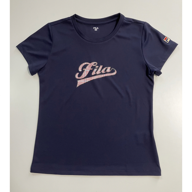 FILA(フィラ)の未使用 Fila 半袖Tシャツ L ネイビー スポーツ/アウトドアのテニス(ウェア)の商品写真