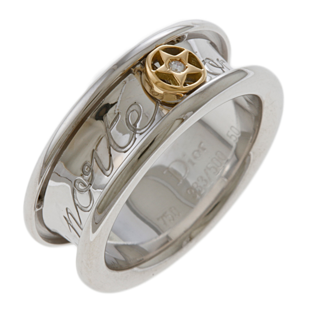 Dior - ディオール Dior リング・指輪 10号 星 2カラー K18ホワイトゴールド ダイヤモンド 中古