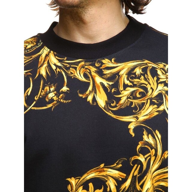 VERSACE JEANS COUTURE スウェット ブラック バロック XL - スウェット