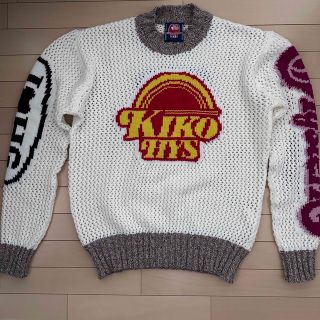 キココスタディノフ(KIKO KOSTADINOV)のHG X KIKO LOGO MESH PULLOVER Lsize(ニット/セーター)