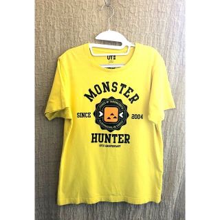 ユニクロ モンハン コラボ Tシャツ 上手に焼けました！イエロー(Tシャツ(半袖/袖なし))