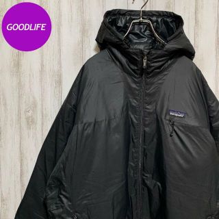 パタゴニア(patagonia)の【状態良好】 パタゴニア マイクロ パフ フーディ ジャケット 黒 希少(ブルゾン)