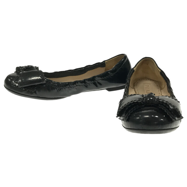 PRADA(プラダ)のPRADA プラダ リボンフラットシューズ ブラック レディース レディースの靴/シューズ(その他)の商品写真