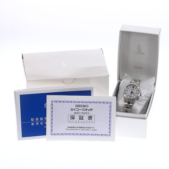 ☆極美品 ☆箱・保証書付き【SEIKO】セイコー ルキア デイト SSVV035