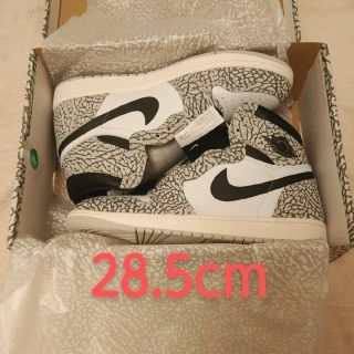 Air Jordan 1 High "White Cement" 28.5(スニーカー)