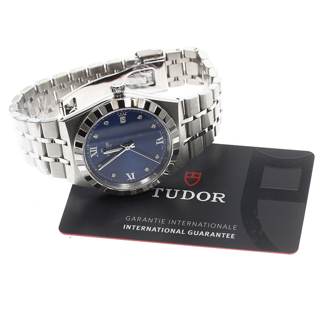 ☆良品 ★保証書付き【TUDOR】チュードル ロイヤル デイト 28500 自動巻き メンズ_741005【ev10】