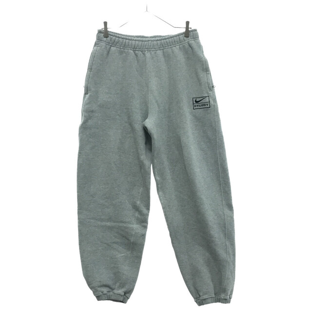 NIKE ナイキ 20SS ×STUSSY NRG BR FLEECE PANT CT4312-063 ×ステューシー フリースパンツ スウェットパンツ グレー