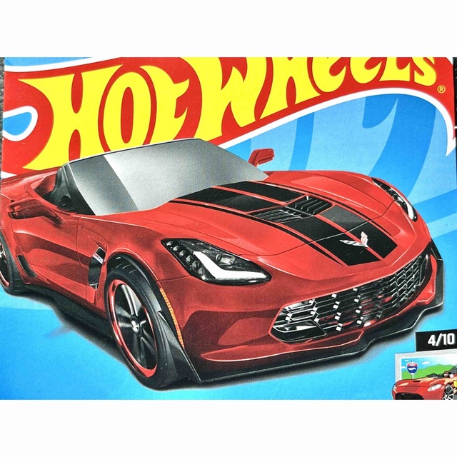 Chevrolet(シボレー)のホットウィール コルベット C7 Z06 コンバーチブル レッド エンタメ/ホビーのおもちゃ/ぬいぐるみ(ミニカー)の商品写真