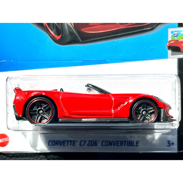 Chevrolet(シボレー)のホットウィール コルベット C7 Z06 コンバーチブル レッド エンタメ/ホビーのおもちゃ/ぬいぐるみ(ミニカー)の商品写真