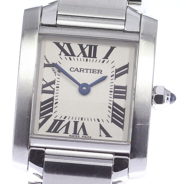 ★箱・保証書付き【CARTIER】カルティエ タンクフランセーズ SM CRW51008Q3 クォーツ レディース_741077