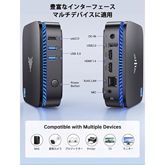 室外 NiPoGi AK1PRO ミニpc N5105 8GB 128GB SSD - 通販 - azyhair.com