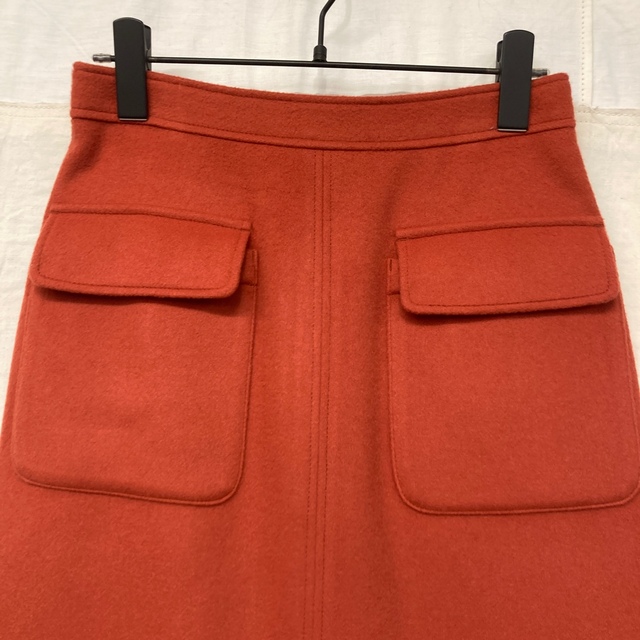 Spick & Span(スピックアンドスパン)のspick and span Wポケットビーバータイトスカート レディースのスカート(ロングスカート)の商品写真