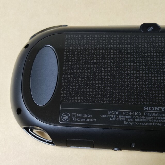 PS Vita 本体 3G/Wi-Fi クリスタル・ブラック PCH-1100 5