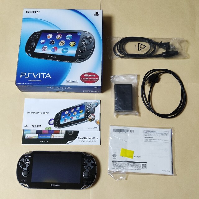 PS Vita 本体 3G/Wi-Fi クリスタル・ブラック PCH-1100