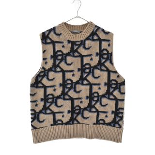 ディオール(Dior)のDIOR ディオール ×Travis Scott Cactus Jack Dior Oversized Sleeveless Sweater トラヴィススコット カクタスジャックディオールオーバーサイズノースリーブセーター(ベスト)