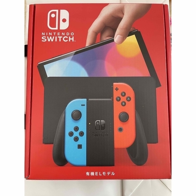 【新品】Nintendo Switch 有機ELモデル ネオンブルー ネオンレッ