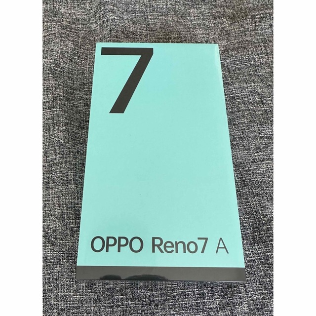 新品未使用品】オッポ OPPO Reno7 A スターリーブラック-