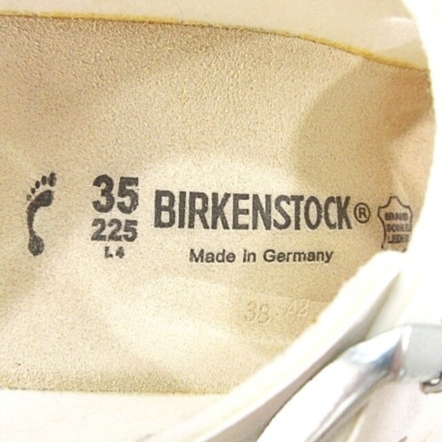 BIRKENSTOCK(ビルケンシュトック)のビルケンシュトック サンダル ミラノ レザー 22.5cm 白 レディース レディースの靴/シューズ(サンダル)の商品写真