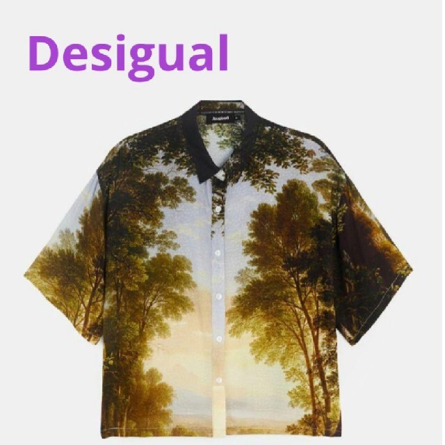 DESIGUAL(デシグアル)のデジタル シャツ／デシグアル（Desigual） レディースのトップス(シャツ/ブラウス(半袖/袖なし))の商品写真
