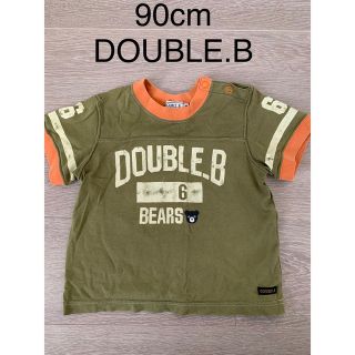 ダブルビー(DOUBLE.B)の【90cm】DOUBLE.B★半袖カーキTシャツ(Tシャツ/カットソー)