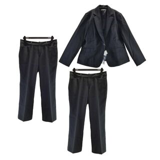 KFC0655■ 新品 スーツ パンツ2枚 3点セット  17ABR80 黒(スーツ)