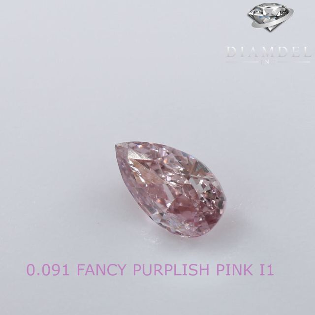 ピンクダイヤモンドルース/ F.PURPLISH PINK/ 0.091 ct. その他 特価品